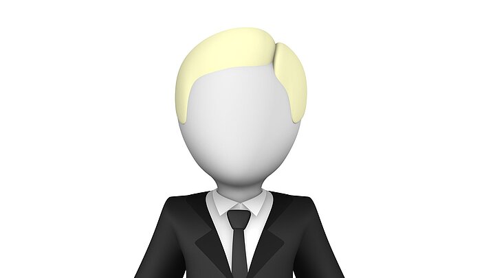 Postać w garniturze - avatar