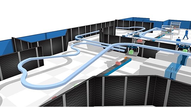 ekran z symulacją komputerową